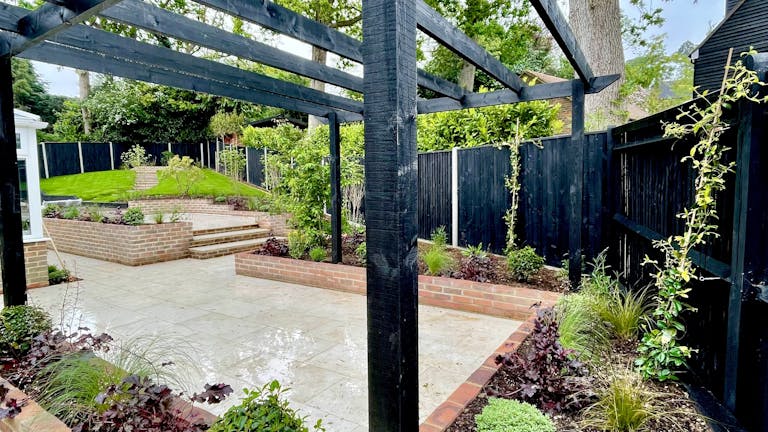 East Grinstead, West Sussex - Rear Landscape Build 2021