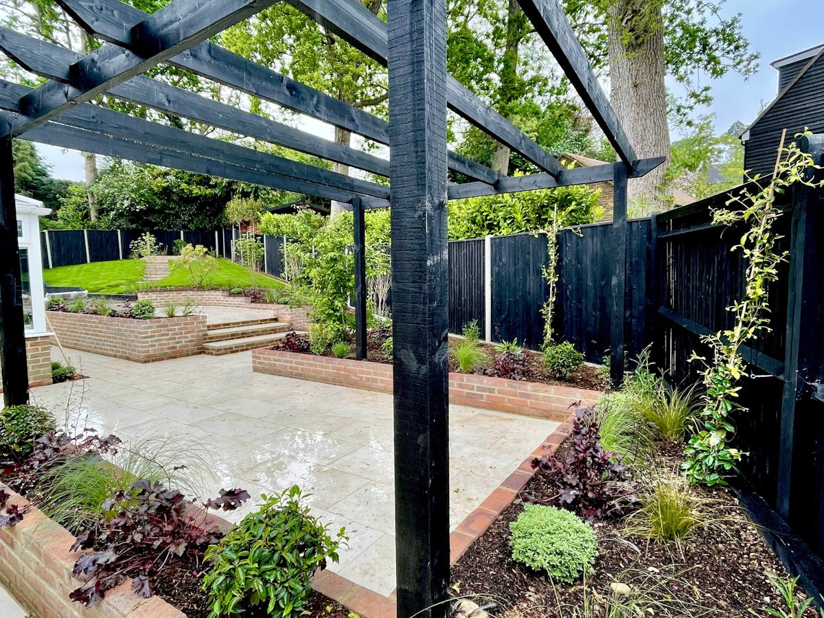 East Grinstead, West Sussex - Rear Landscape Build 2021